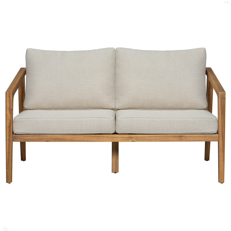 Causeuse d'extérieur en bois d'acacia Westin