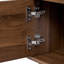 Meuble télé 78 po pour téléviseur de 75 po / 80 po / 85 po - Grand rangement, tablette ouverte, console média pour le salon, la chambre à coucher