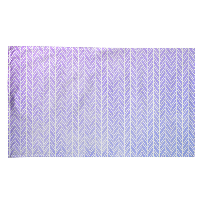 Tea Towel Kitchen Towel, Poly Twill, Purple