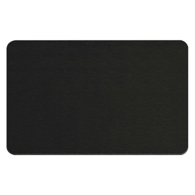 Black Stone Bath Mat, 32"X20" – Non-Slip Diatomaceous Earth, Super Absorbent & Quick Drying, Easy To Clean Bathroom/Kitchen Floor Mat