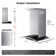 VIKIO 36" 600 CFM Ducted Wall Mount Range Hood in Stainless Steel with LED Lights, Baffle Filter and Gesture control
