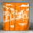 Medium Orange Light White