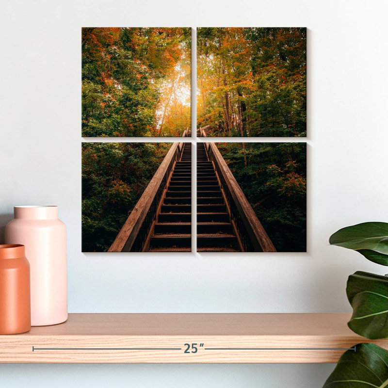 Escalier Lilie, H 18 po x l 18 po