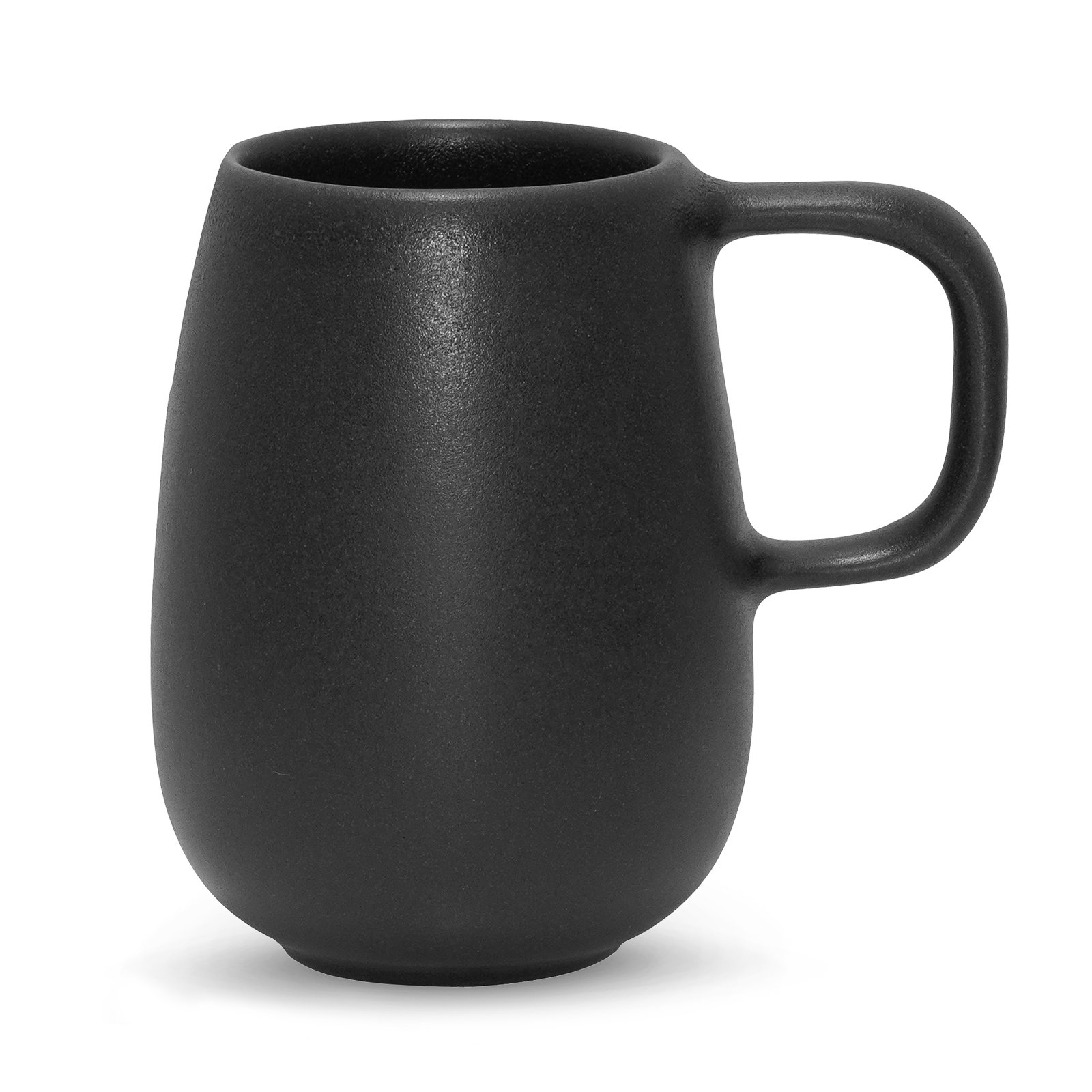 Parkview Stoneware Coffee Mug, 7.6 fl oz., Black