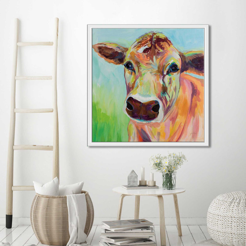 Brody - Peinture, Cadre flottant blanc, H 21,5 po x l 21,5 po x P 2 po