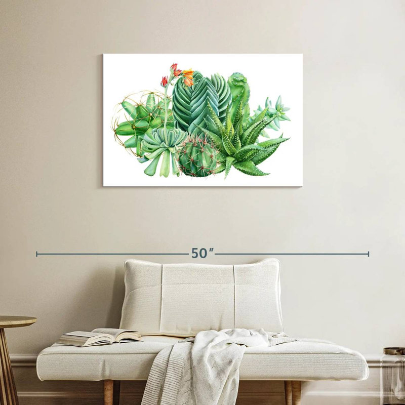 Harnek Pleasing Succulent Plants, 24" H x 36" W