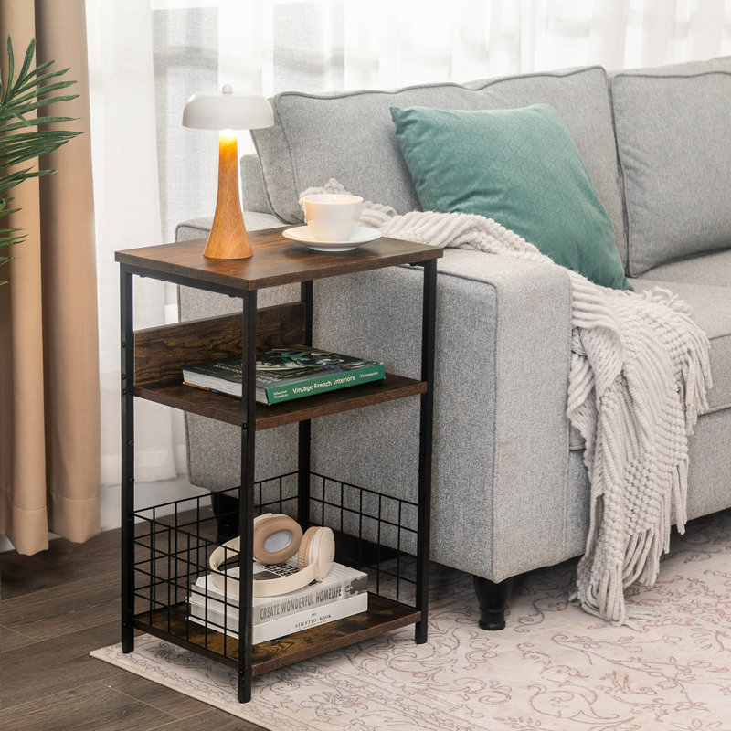 Table de bout Shaymus, Brun rustique