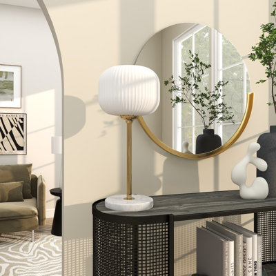 Lampe de table blanche 22,7 po