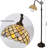Tiffany Style Floor Lamp With Stained Glass Shade, Adjustable Angle, Bronze Resin Base, E26 Bulb Compatible, UL Listed Footswitch