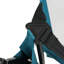 Chaise pliante en acier bleu, chaise-350265296