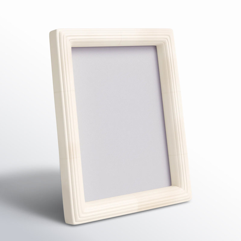 Zuriah Bone Matte Picture Frame, White, 5" x 7"
