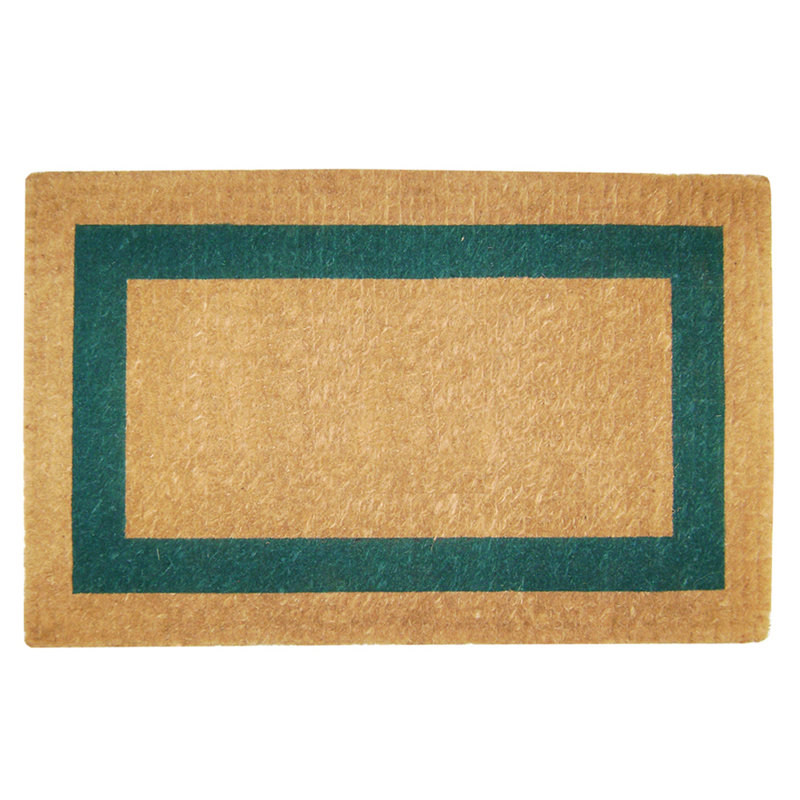 Jewell Doormat, 2'6" x 4', Green