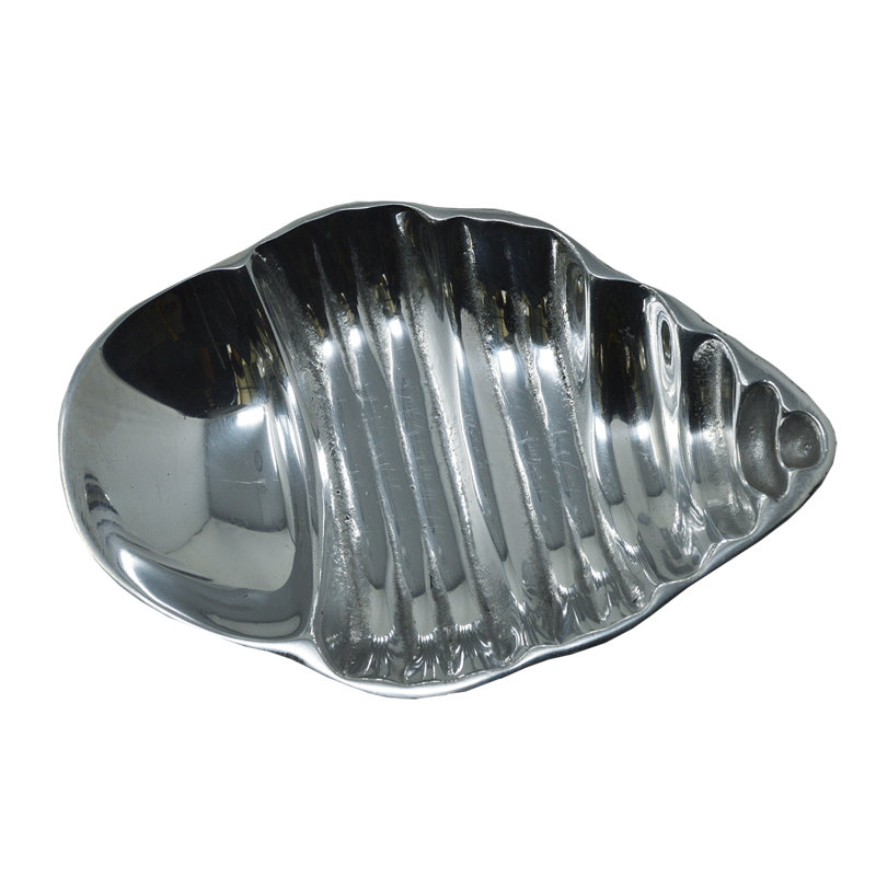 Pewter Half Shell Tray