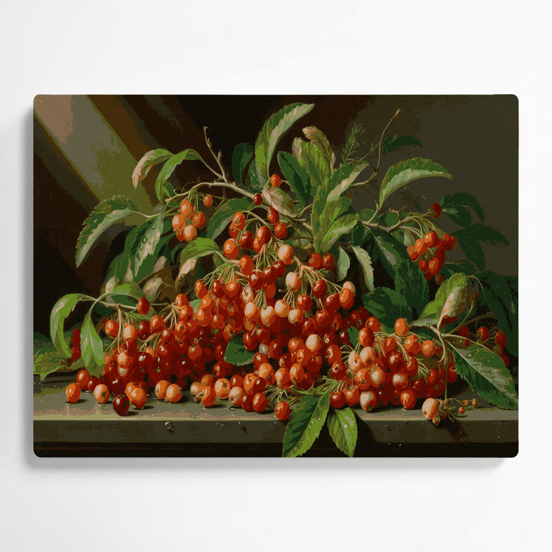 «Fruit Mayhaw», art mural en métal brun, H 11 po x l 14 po