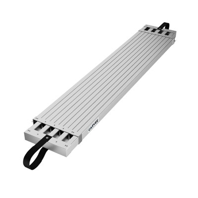 Aluminum Work Plank 6-9ft – Heavy Duty 440lbs Capacity Ladder Platform – Non-Slip Extension Scaffold Board for Painting, Drywall & Home Renovation