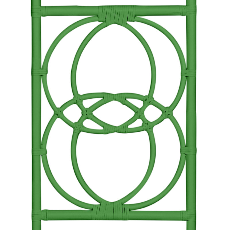 Emilia Open-Frame Headboard, King, Green