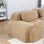 Canapés modulaires accueillant les animaux de compagnie, velours côtelé confortable, salons modernes