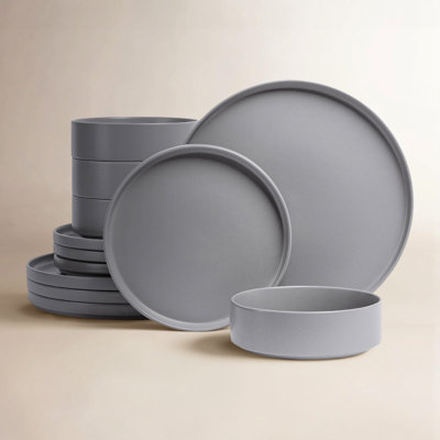 Stackable Stoneware Dinnerware Set