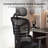 One-Touch Control Ergonomic Mesh Office Chair with 3-Level Recline Lock, Computer Chair with Adjustable Backrest & Lumbar Support & 3D Armrests & 3D Headrest-452578017-450151890