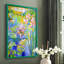 Série FLORAL DCXIV - reproduction encadrée de qualité supérieure - prête à être accrochée - aucun clou requis-33328178-33328180