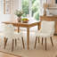 Chaises de salle à manger rembourrées avec pieds en bois massif Annelli-926155970-956080227