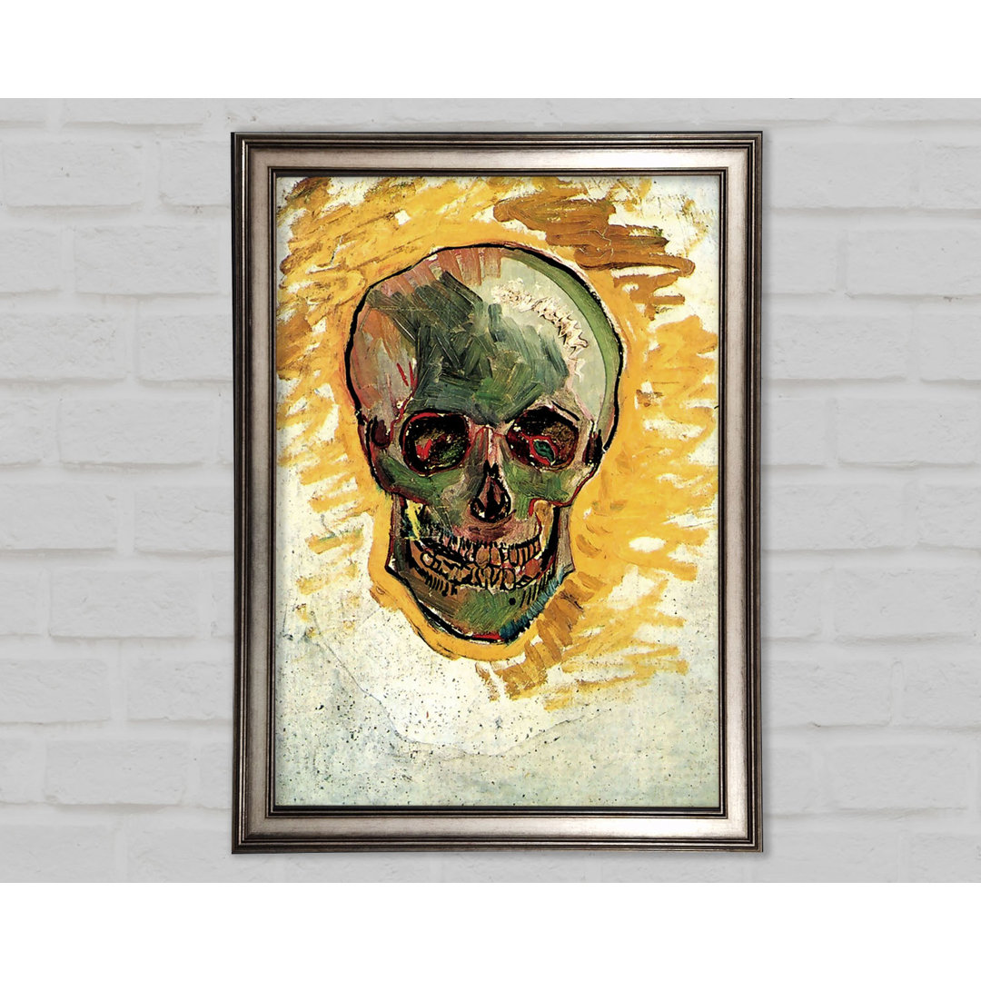 Van Gogh Totenkopf - Einzelner Bilderrahmen Kunstdrucke