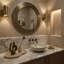 Clay Metal Wall Mirror-20722997-20722999