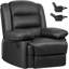 86cm Wide Standard Recliner Sofa Classic Oversize Manual Recliner Sofa-281451321