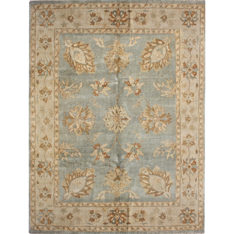 Wool Oriental Area Rug, Rectangle 6' x 9'