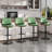 Xzayden Swivel Upholstered Adjustable Height Counter Stool,Bar Stool with Metal Frame-349276191-389181890
