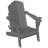 Dauji Oversize Wood Texture Adirondack Foldable Chair Weather-Resistant Fire Pit Chair-1540518066