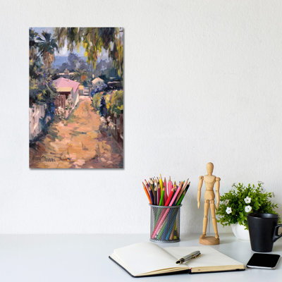 Coastal Path 1 Piece Wrapped Canvas Wall Art
