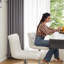 Tabouret de bar pivotant en cuir Vegan-107167917