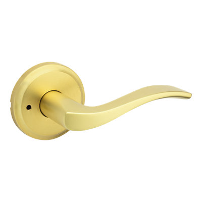 Sedona Privacy (Bed & Bath) Door Lever with Round Rosette Multipack