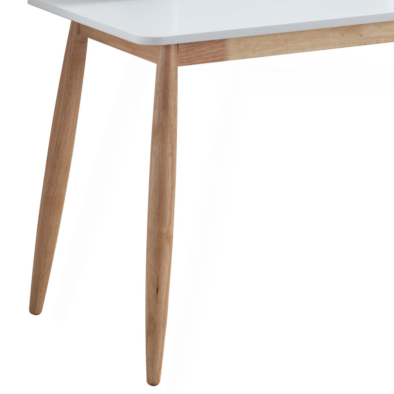 Bureau d'écriture Mid-Century, Blanc