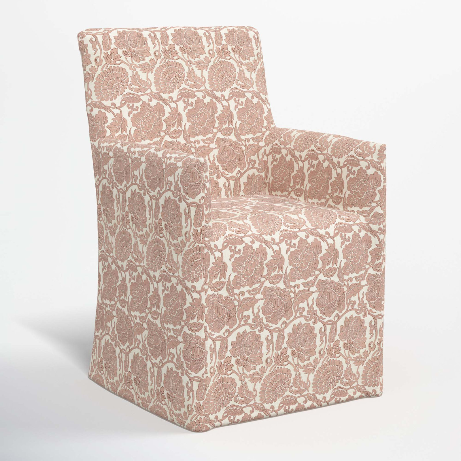Silvia Dining Armchair, Japanais Dusty Pink