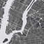«New-York City Plan», reproduction sur toile