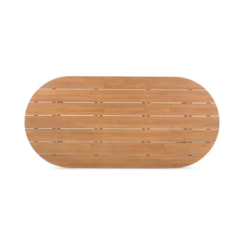 Delta Oval Outdoor Dining Table Natural, Natural
