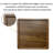 27.8" Square Wood Dining Table Modern Tulip Base Kitchen Table, Bistro Table