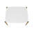 Gales 5-Piece Mid-Century Modern Dining Set in White-981827393