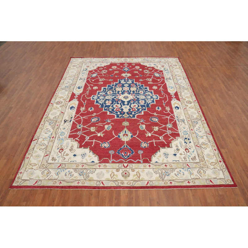 Tapis rouge Oushak 9 x 12