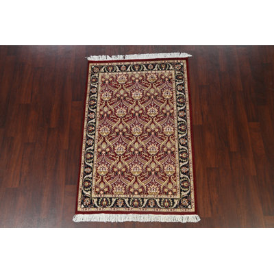 One-of-a-Kind 6'2'' X 4'1'' New Age Area Rug in Red