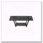 Table d'appoint, console, vestibule, étroit, canapé, salon, chambre à coucher, métal, stratifié-24148255