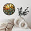 Horloge murale en verre mosaïque