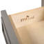 Table de bout en bois massif avec rangement Humbert