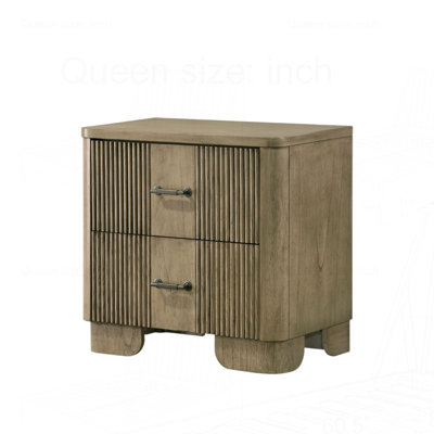 Modern Stylish Wood Nightstand