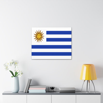 "Drapeau du pays de l'Uranda" sur toile