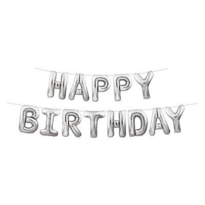 Happy Birthday Balloon Streamer