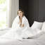 Édredon en duvet synthétique double / grand, bourre en microfibre haute densité à 100%, surpiqûres 3D pour un effet de nuage, conception de point de chute, nuits froides à bourre épaisse, boucles d'angle, assorti