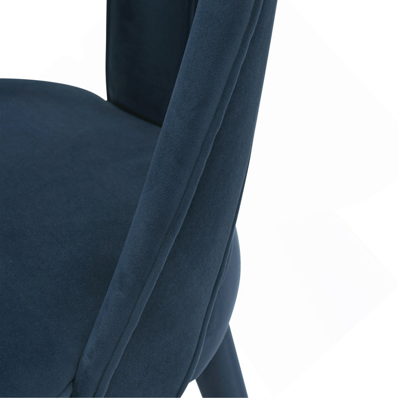 Chaise de salle à manger bleu nuit, Bleu très foncé
